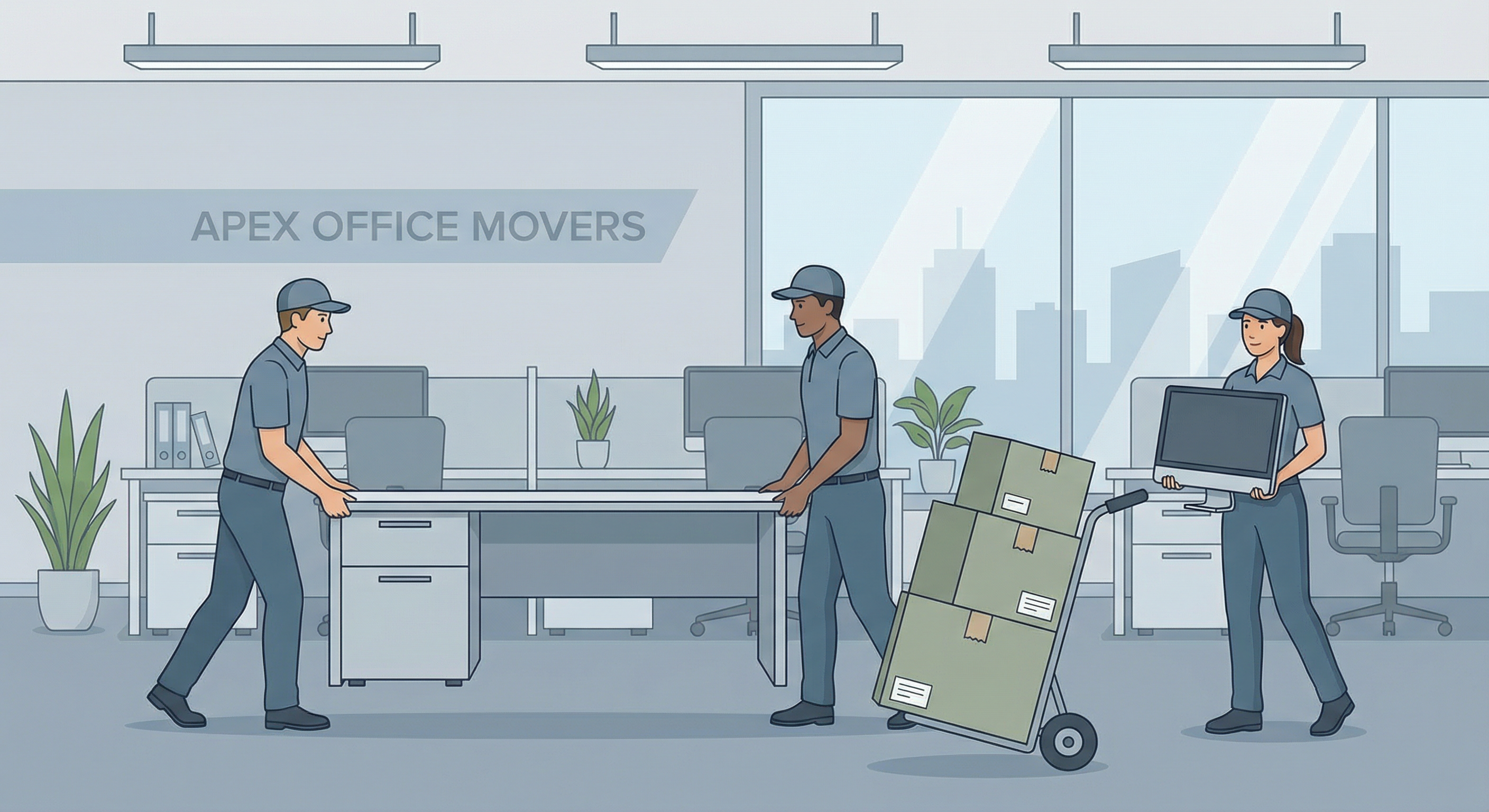 Commercial moving service